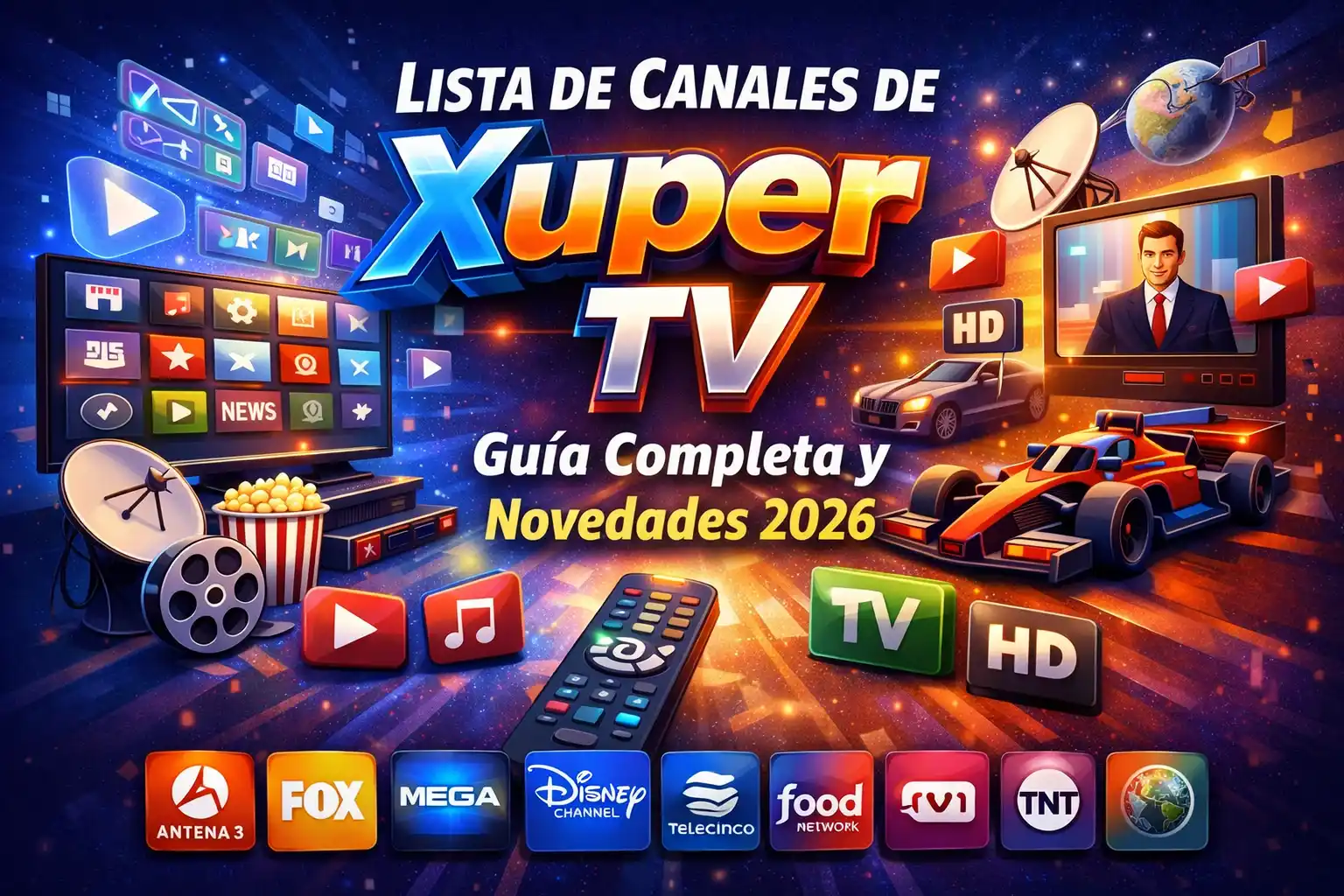 Lista de Canales de Xuper TV Guía Completa y Novedades 2026